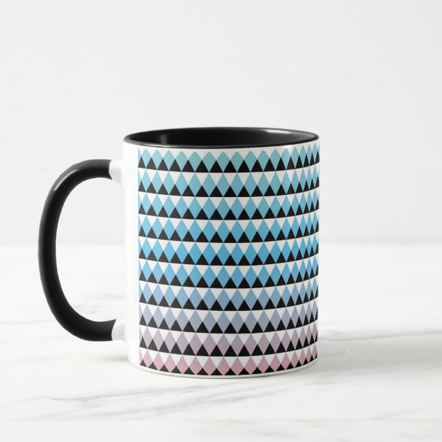 Tribal Aztec Ombre Muster Tasse (Links)
