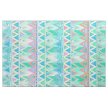 Tribal Aztec Zickzack Light Pastel Aquamarin Aqua