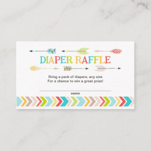 Tribal Baby Duschdiaper Gewinnspiele / Spiele Begleitkarte