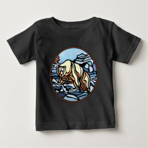 Tribal Bär Baby Kriecher Polarbär Baby Geschenke T-shirt