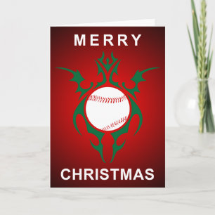 Tribal Baseball fröhliche Weihnachten