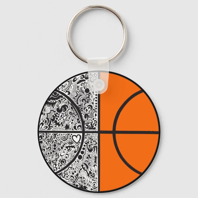 Tribal Basketball Schlüsselanhänger (Vorderseite)