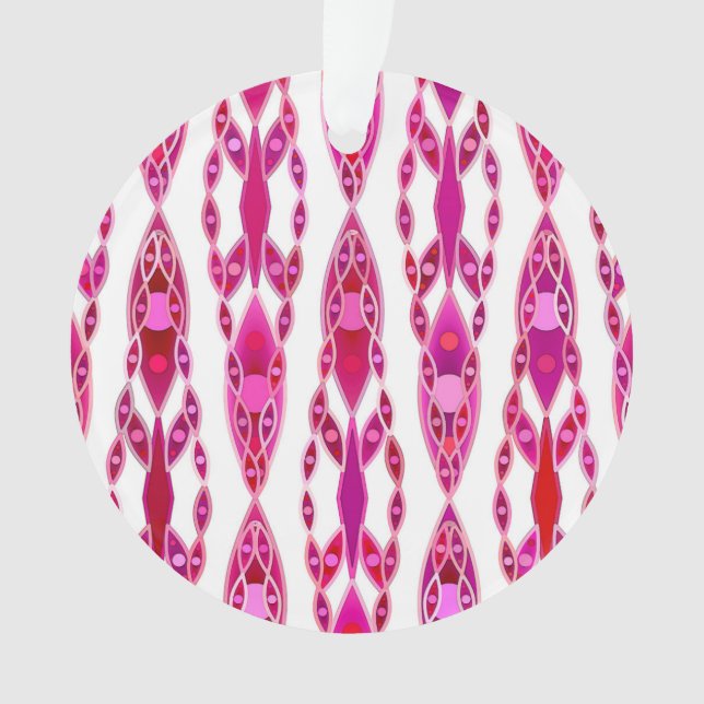 Tribal Batik - Burqundy et Fuchsia Pink (devant)