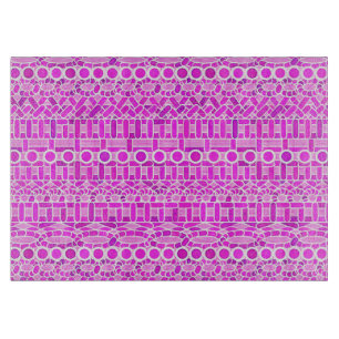 Tribal Batik - Farbtöne von Orchid und Violett Schneidebrett