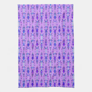 Tribal Batik - Lavender, Blue und Violet Geschirrtuch