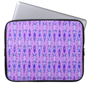 Tribal Batik - Lavender, Blue und Violet Laptopschutzhülle