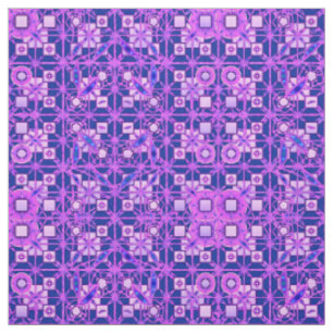 Tribal-Batik - lila Schattierungen Stoff