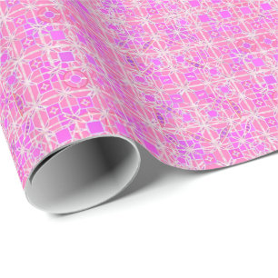 Tribal Batik - Rosa- und Orchideenfarben Geschenkpapier