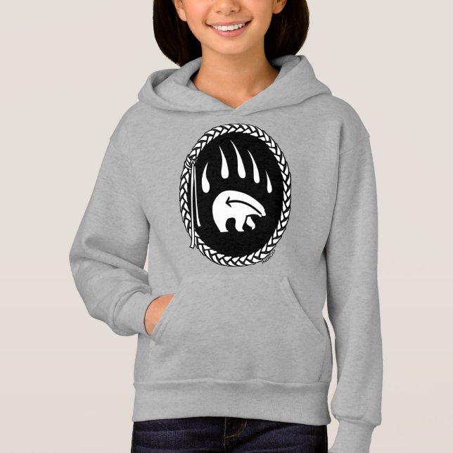 Tribal Bear Art Les Sweatshirts Bear Claw Shirt (Devant)