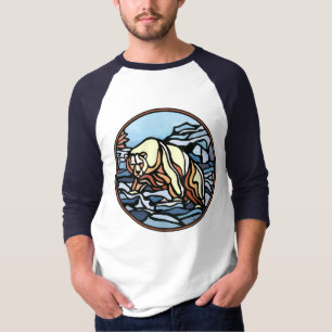 Tribal Bear Art Women's Jersey Bären Shirts