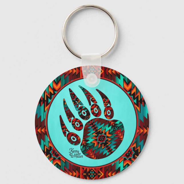 Tribal Bear Paw Schlüsselanhänger (Vorderseite)