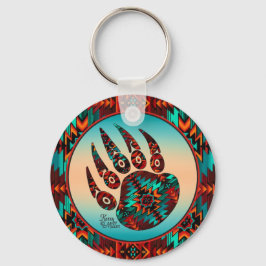 Tribal Bear Paw Schlüsselanhänger