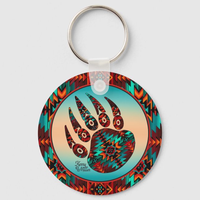Tribal Bear Paw Schlüsselanhänger (Vorderseite)