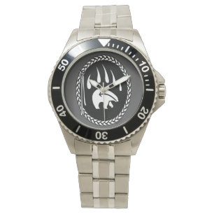 Tribal Bear Watch Native Art Bear Armbanduhr