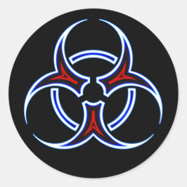 Tribal-Biogefährdung-Symbol Runder Aufkleber