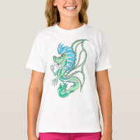 Tribal Blue Dragon