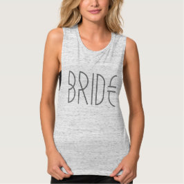 Tribal Bride | Art Deco Wedding | Muskeltank T-Shirt