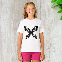 Tribal Butterfly Tattoo Bold Black Ink Style