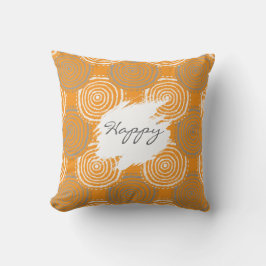 Tribal Circle Pattern Throw Pillow Kissen