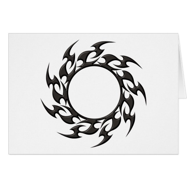 Tribal Circle Tattoo (Vorderseite (Horizontal))