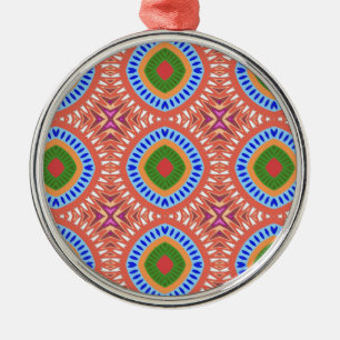 Tribal Circles Ornament Aus Metall