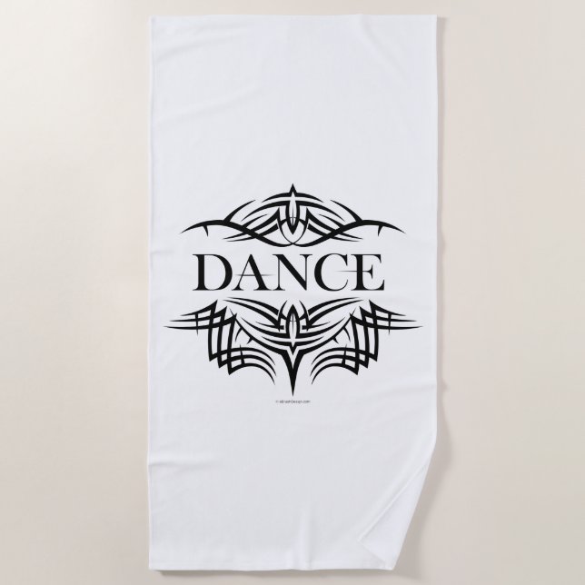 Tribal Dance Beach Handtuch (Vorderseite)
