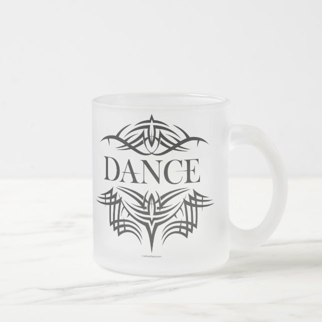 Tribal Dance (schlicht) Mattglastasse (Rechts)