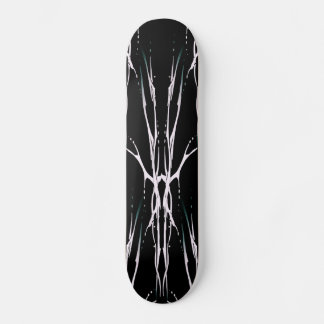 Tribal Deer Skull Tattoo - schwarz-weiß Skateboard