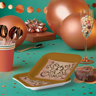 Tribal Design Pappteller