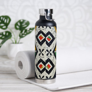 Tribal Diamond Print Trinkflasche
