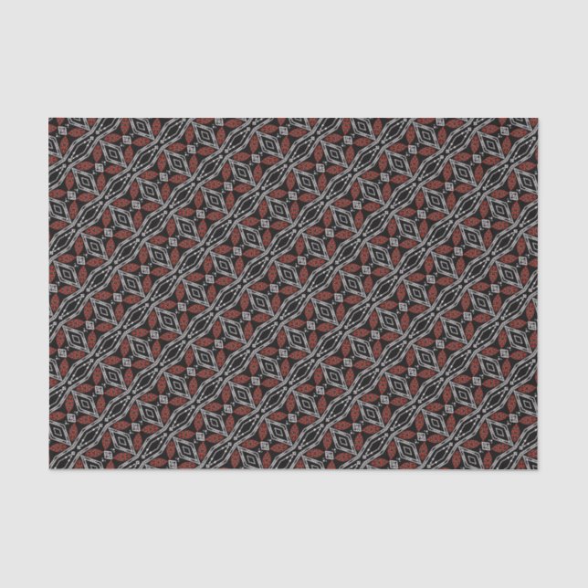 Tribal Diamond Seidenpapier (Vorderseite)