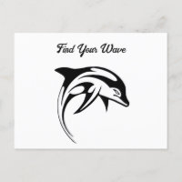 Tribal Dolphin Design Stilisierte geometrische Oce