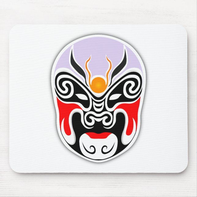 Tribal Dragon Mask Mousepad (Vorne)