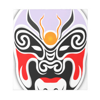 Tribal Dragon Mask Notizblock