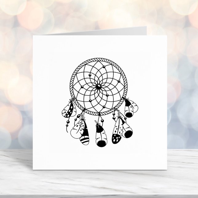 Tribal Dreamcatcher Boho Permastempel (Von Creator hochgeladen)