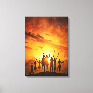 Tribal Dreams Leinwand Art