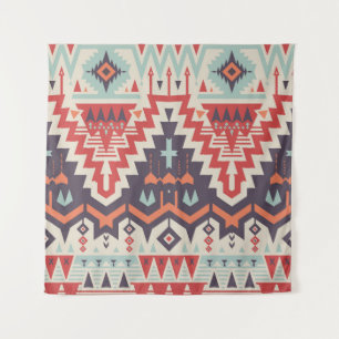 Tribal Elegance: Geometrisches Ethnic Print Wandteppich