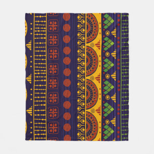 Tribal Ethno: Nahtloses Musterdesign. Fleecedecke