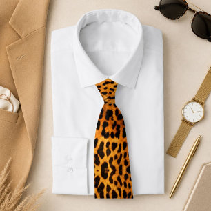 Tribal fashionista safari Animal Leopard Druck Krawatte