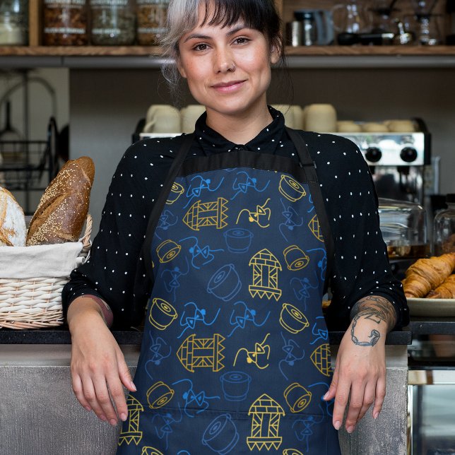 Tribal Festive Folklore Muster Schürze (Von Creator hochgeladen)