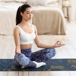 Tribal Festive Folklore Muster Yogamatte