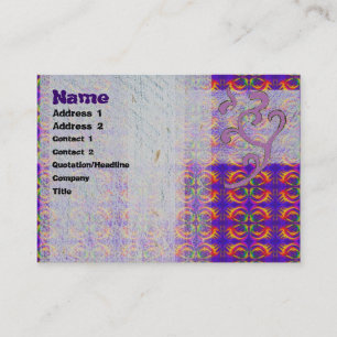 Tribal Fiery Visitenkarte