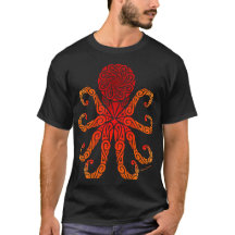 Tribal Fire Octopus