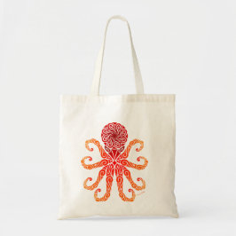 Tribal Fire Octopus Tragetasche