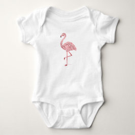Tribal Flamingo Baby Strampler