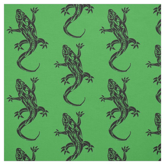 Tribal Gecko Muster Stoff (Muster)