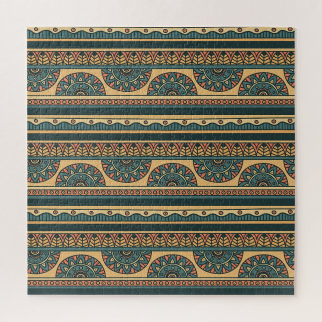 Tribal Geometric Ethnic Vintag Background (Vertikal)