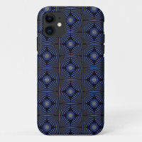 Tribal Geometric grau & blau