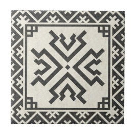 Tribal geometric pattern (Amulet) Fliese