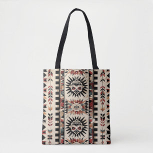 Tribal Geometric Print Tasche